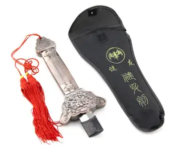 Горещ Открит Кунг-фу, Тай-чи удлинительный нож от неръждаема стомана телескопична меч лонгцюань без край 87,5 см 92 виж