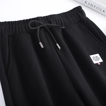 Дамски зимни дебели флисовые панталони за джогинг Топли дамски ежедневни памучни свободни спортни панталони за джогинг Спортни Дълги панталони 4XL 5XL
