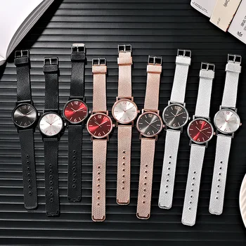 Модни дамски часовници с кристали 2021 Дамски кварцов часовник Rosegold Дамски часовник