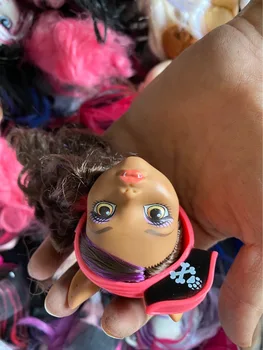 хубава рядка цветна корона детска кукла направи си сам игри къща играчка кукла, аксесоар за подарък модел