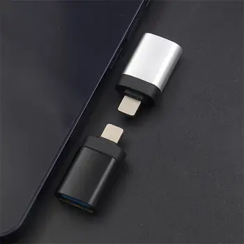 USB3.0 OTG Адаптер за iPhone 13 12 11 Pro XS Max XR X 8 Плюс 7 6 s iPad U Дисково осветление на гнездото за адаптер USB 3.0 за iOS 13 по-горе
