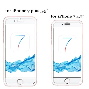 2 елемента и Предната и Задната Защитно Фолио за Екрана на iPhone 5s 5c SE 4 4s 6 s 7 Плюс Закалено Стъкло за iPhone 7 6 6s Плюс Защитно Стъкло Филм