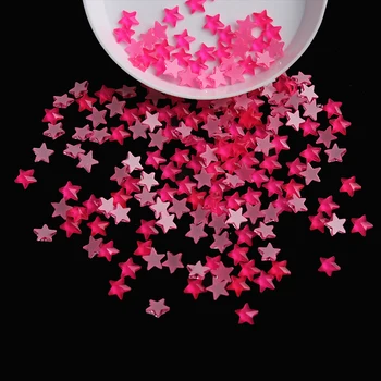 Нова разпродажба на 3D звезда на плоски флуоресцентни кристали за нокти с кристали 30/100 бр. за декорация на нокти DIY
