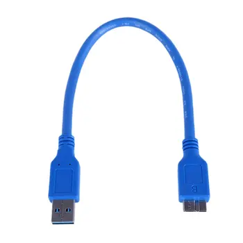 Usb 3.0 компютърен кабел за данни am конектор за micro-b високоскоростен кабел за мобилен твърд диск печатна линия аксесоари comouter