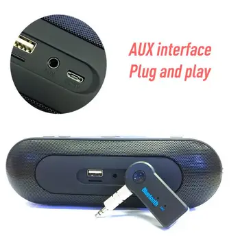 жак 3,5 мм Безжичен Приемник с Bluetooth Bluetooth Адаптер 5,0 Безжичен Адаптер Aux-Приемник За Слушалки КОМПЮТЪР Музикален MP3 високоговорител