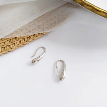 XIYANIKE Предотвратява Алергии Малки обеци със сребърно покритие-карамфил за жени Нова Мода Капки Вода Silver Rose Gold Вечерни украса