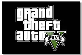 Потребителски стенописи върху платно Grand Theft Auto V Плакати GTA 5 Сан Андрес Стикери за стена Хеликоптер Джони Тапети Начало декор #0929#