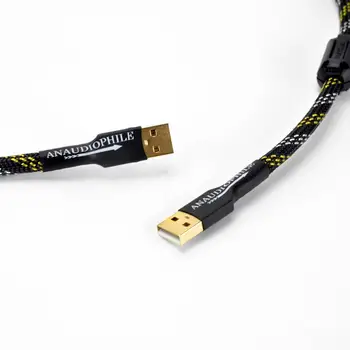 USB Кабел, Тип A КЪМ USB-Кабел HiFi 4N OFC USB Аудио-Видео Кабел За Предаване на Данни За Изчисляване на Лаптоп КПР