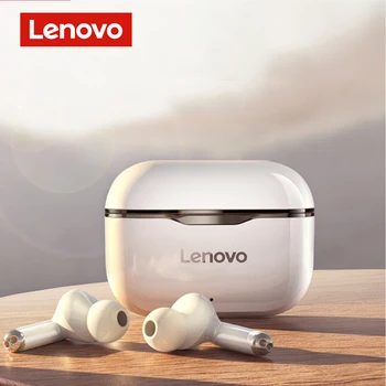 Lenovo LP1 TWS Безжични Слушалки Bluetooth 5,0 Двойна стерео слушалки Водоустойчив Спортен Слушалка с Шумопотискане Бас с Микрофон HIFI