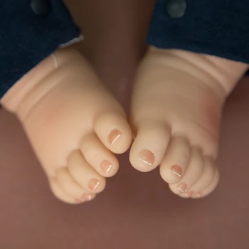 Реалистични 22-цолови Тъкани на Тялото е Мека На Допир Кукли Reborn Baby Реалистични 55 см Новородени Винил Кукли за деца За Коледни подаръци Играчки