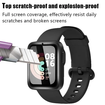 Защитно Фолио от мека Фибростъкло За Xiaomi Mi Watch Lite Защитно фолио за целия екран Калъф за Redmi Mi Watch Lite Защитно фолио