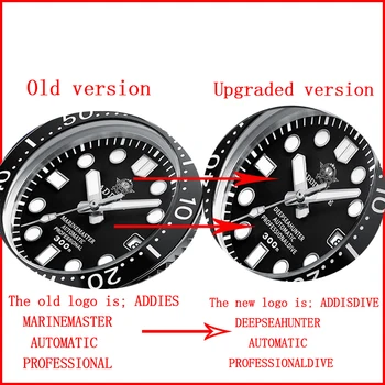 Механични часовници ADDIES от стомана 316L BGW9 Япония SBDX001 Сини Супер Ярки Автоматични Часовници Керамични Bezel Сапфировые часовници за гмуркане 300 М