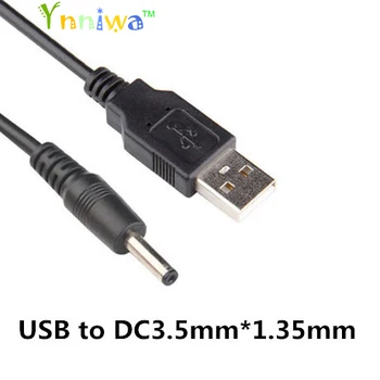 USB 2.0 A Мъжки До DC3.5 мм*1,35 мм,USD до DC3.5 Включете щепсела на захранването Бочкообразный Конектор 5 Кабел 12 Медно жило дължина 80 см