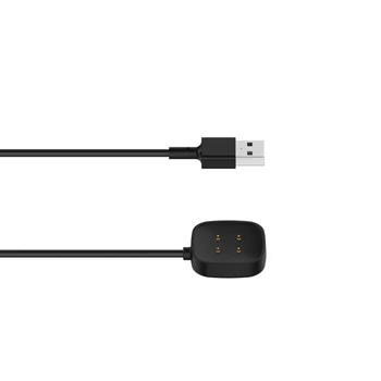 USB Зарядно Зарядно За Fitbit Versa 3 Смарт Часовници Кабел За Зарядно Устройство, USB Поставка За Зареждане на Данни За зарядното устройство Fitbit Sense