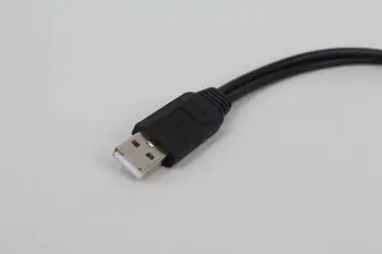 Нов USB 2.0 От Мъжете До 2 Dual USB Женски Конектор Сплитер Hub Адаптер Кабел Захранване, За Преносим КОМПЮТЪР