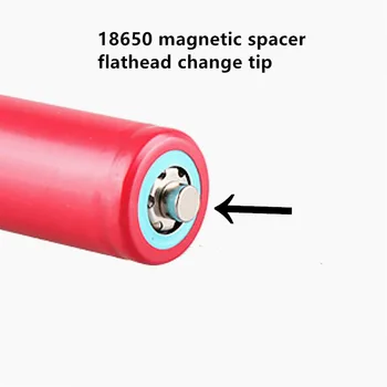 магнит за батерии с плоска глава 18650