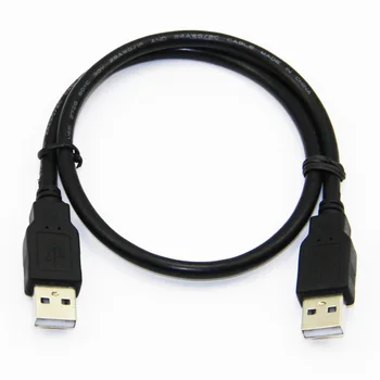 Bochara USB 2.0 Тип Мъжки Кабел за мъже Фолио+Оплетка(вътре)+PVC Екраниране на 30 см на 50 см, 1 м и 1,5 м 1,8 м, 3 м и 5 м Черен