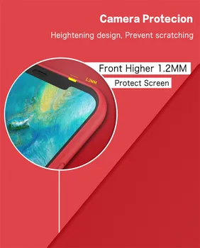 Пълен защитен течен силиконов калъф за телефон Huawei P30 pro P30 lite P30 устойчив на удари колоритен калъф Huawei Капитан 20 Mate pro