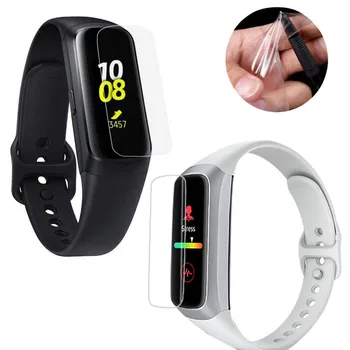 5шт TPU Мека Пълно Защитно Фолио За Samsung Watch Galaxy Fit R370/ Fit-e R375 Смарт Гривна на Защитно покритие на Екрана