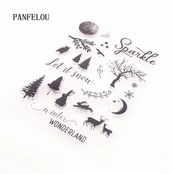 PANFELOU Fantasy forest Прозрачен Прозрачен Силиконов печат/печат за 