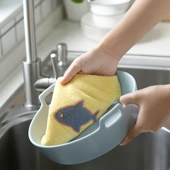 Подвесная кърпа за почистване на кухни и кухненски кърпи от микрофибър абсорбирующая кърпа за съдове утолщенное кърпи за ръце, кухненски кърпи