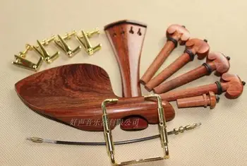 1 комплект 4/4 скрипичных части, аксесоари за цигулка от розово дърво