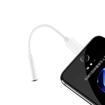 Адаптер за слушалки за iPhone 7 8 Адаптер За Слушалки с 3,5 мм Конектор Женски Мъжки Адаптер за Зарядно Устройство
