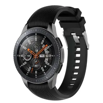 Спортен мек силиконов гривна гривна за Samsung Galaxy Watch 46 мм SM-R800 Взаимозаменяеми Каишка за смарт часовници Гривна Каишка за часовник