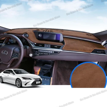 кожено табло на автомобила нескользящий антибликовый мат мат за задното стъкло килим за lexus es es300h es350 2018 2019 2020 2021 2022