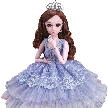60 см Кукла BJD с аксесоари за облекло Принцеса Подвижни Шарнирные 1/3 Кукли Сватбена рокля Рокля Играчки за момичета Подарък