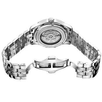 Часовници Seiko Мъжки часовник OLENSE GA8029 Сапфировые часовници с Механичен механизъм Автоматично Ръчен часовник Твърда Кутия от Неръждаема Стомана Инструмент Совалка