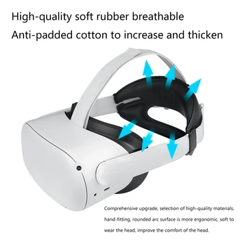 Джобно лента за глава VR Слушалки Възглавница Капак на Обектива Рокер Капак за Oculus Quest 2 и Аксесоари за VR Слушалки