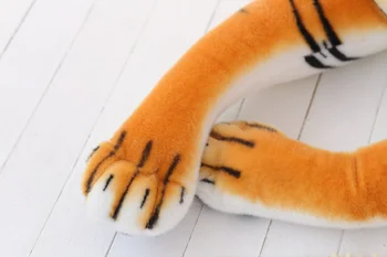 120 см възможности на пълния размер на аутентичное моделиране тигър плюшена огромен тигър Кралят на джунглата плюшен играчка кукла Коледни подаръци за деца