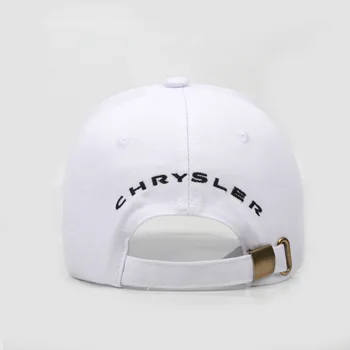 Търговия на едро бейзболна шапка за кола Chrysler с логото и буквенной бродерия на открито, Слънчеви шапки Унисекс Хип-хоп Регулируеми памучни шапки възстановяване на предишното положение