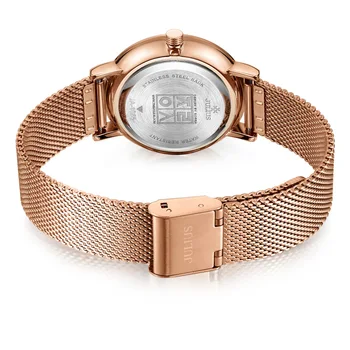 Нови дамски часовници Julius Дамски Модни часовници MIYOTA верижка от неръждаема стомана, Бизнес часовници за момичета Подарък кутия за рожден ден на свети Валентин