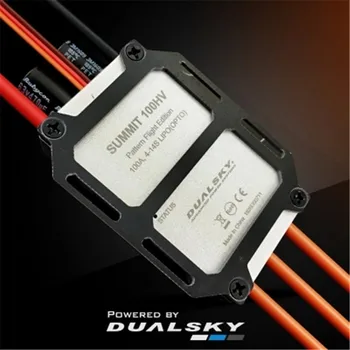 Dualsky SUMMIT 100HV ESC серия SUMMIT бесщеточный регулатор на скоростта 100A, 14Т Lipo, ОПТО, 32-битов антиискровой лост за F3A