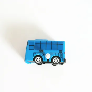 5 бр./компл. Корейски карикатура Тайо малък автобус Класически Заводные Играчки Модел автомобил Мини-Тайо Завийте Детска играчка, Коледен подарък