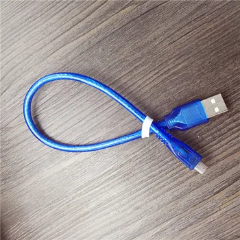 30 см USB 2.0 A Конектор за връзка към Micro USB 5-пинов Кабел за зареждане, Кабел за Данни