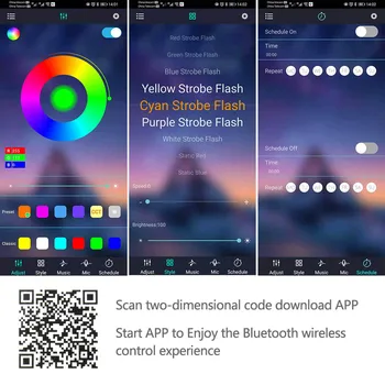 Интелигентен Контролер приложения за мобилен телефон с Bluetooth за led полосовых тела 5 В 12 В 24 В Управлението за осветление RGB подсветка