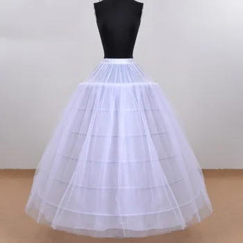Бална рокля 6 Обръчи Долната пола Сватбена комбинация с обръч Сватбена Долната пола Долните Слоеве поли