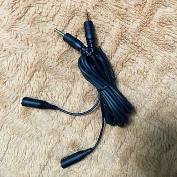 удлинительный кабел 1,8 м от мъжа към жената за слушалки с жак 3,5 мм с микрофон, AUX Аудио Микрофон Стерео удължителен кабел За връзка с КОМПЮТЪР