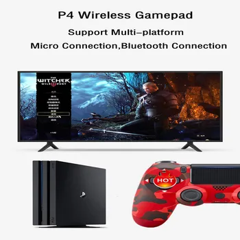 геймпад мандо PS4 безжична Bluetooth е подходящ за джойстик контролер на Sony PlayStation 4
