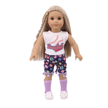 Облекло за кукли Чорапи Обикновена Чорапи за 18-инчови американски и 43-инчов Новородени кукли Логан Момче Кукла Поколение Аксесоари за момичета