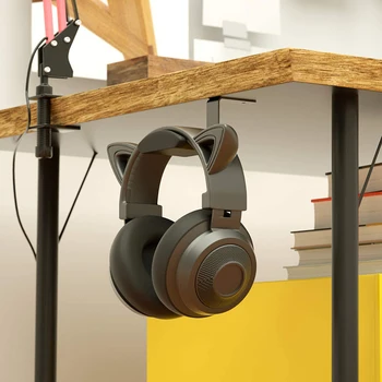 Детска Слушалки за PC, Държач за Слушалки, стойка за закачалки, Алуминиева Поставка за слушалки за масата