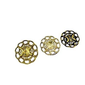 10шт 12,5 мм Малки Копчета за ризи Ретро Кух Дизайн направи си САМ Шиене на Копчета и Аксесоари за дамски дрехи Копчета с кристали