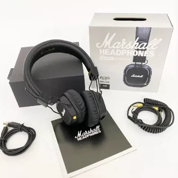 Origina Marshall Major Кабелен слушалка ANC Bluetooth Marshall Със седалище субуфер HiFi Rock Безжична Bluetooth слушалка