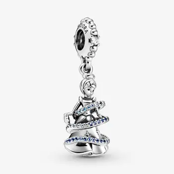2021 Мода сърцето Глобус Обувки Окачване от мъниста Подходящи за оригинални гривни Pandora Charms 925 сребро Дамски бижута направи си САМ Изготвяне на