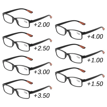 Ультралегкие Очила за четене Гъвкави Очила с увеличително стъкло +1,00~+4,0 Диоптъра Грижа за зрението Очила за възрастните Хора Аксесоари за носене на очите