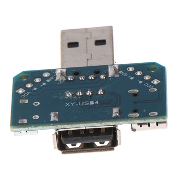 Модул XY-USB4 5 В USB Главоболие Switch USB мъж До Жена, от Типа c Към Micro USB До 2.54 мм 4 P Конвертор USB Адаптер Конектор