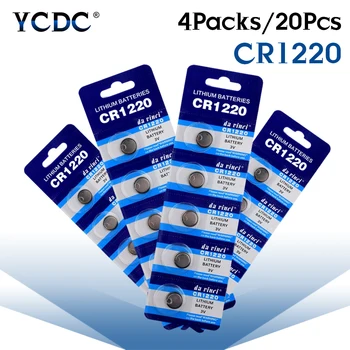 YCDC 5-50шт 3 В CR1220 Литиеви Батерии с бутони за Еднократна употреба За Играчки за часа DL1220 BR1220 LM1220 KCR1220 5012LC Акумулаторна батерия